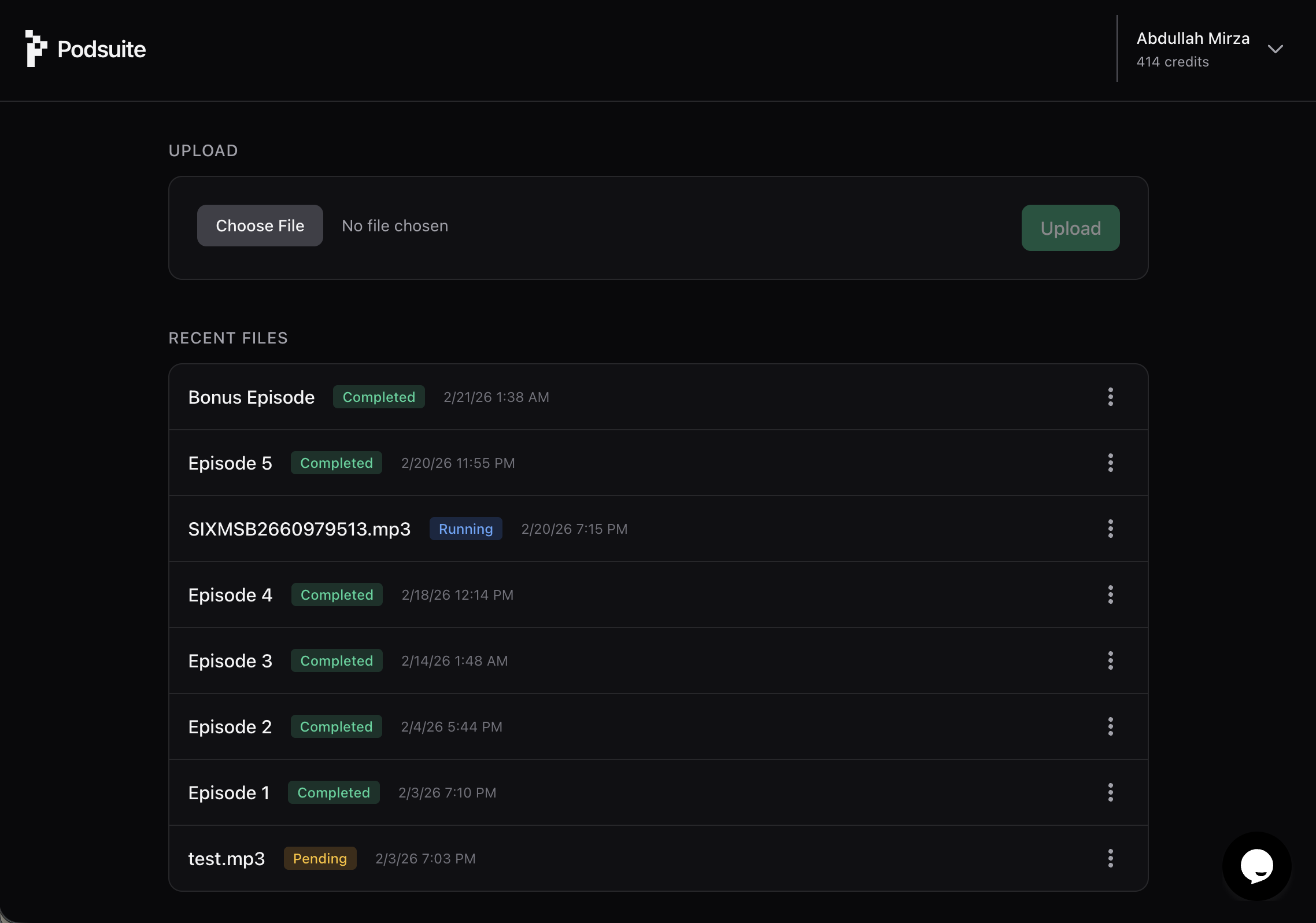 Podsuite – Podcast Transcription, Show Notes & Content Tools