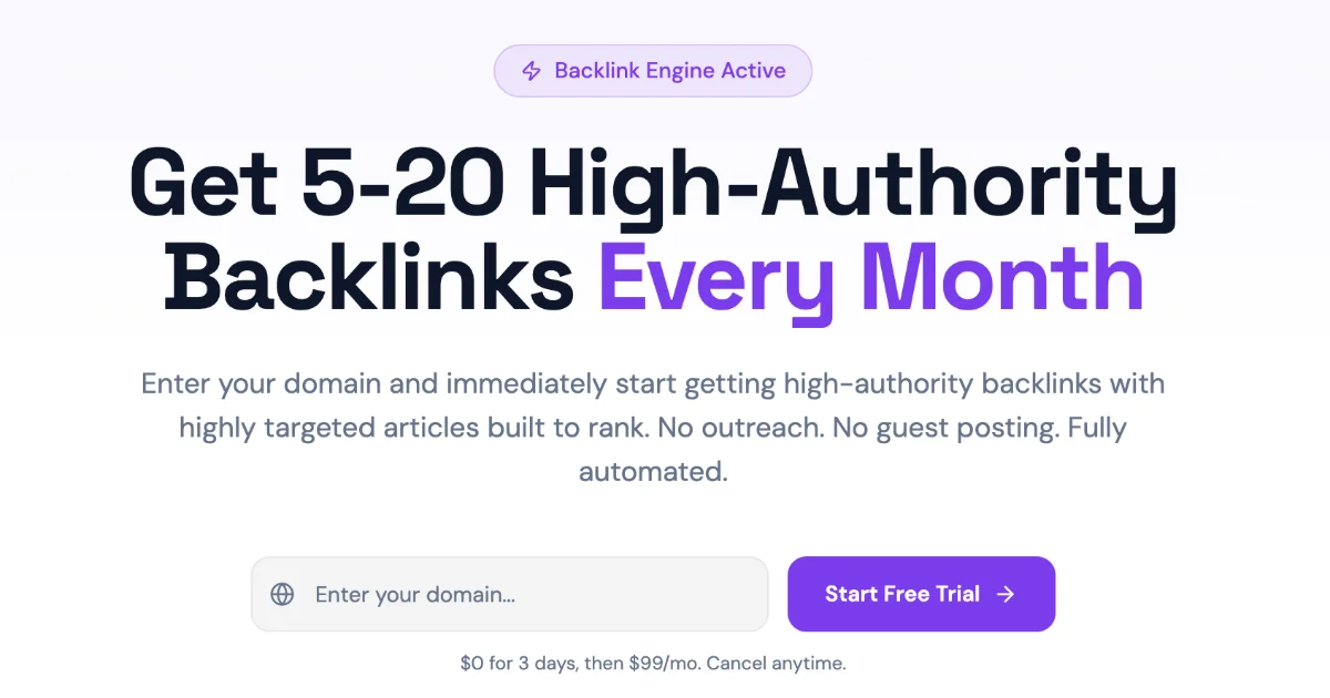 Backlink Management